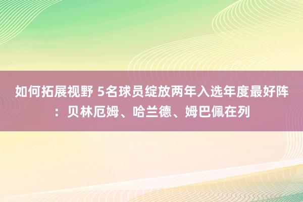 如何拓展视野 5名球员绽放两年入选年度最好阵：贝林厄姆、哈兰德、姆巴佩在列